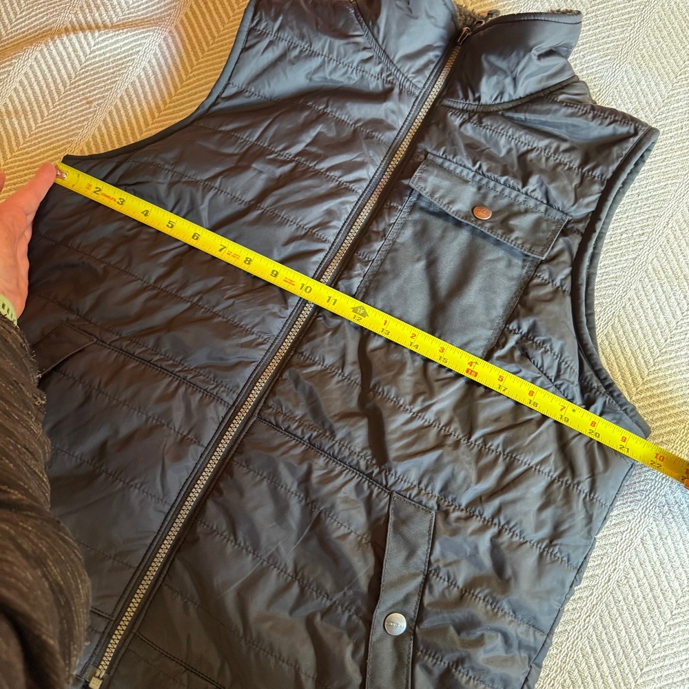 Carhartt Amoret Reversible Vest Womens XL Black Quilted Sherpa Fleece Lined - Picture 9 of 10